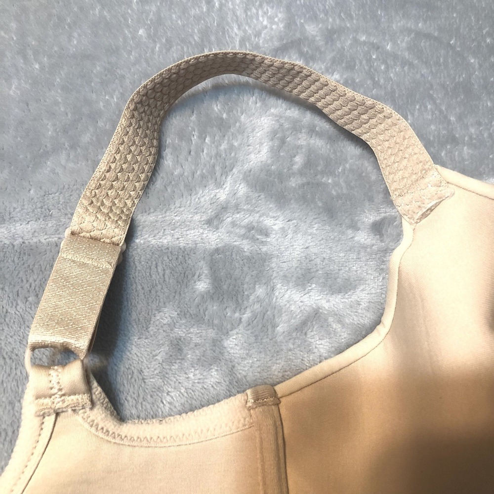 Vanity Fair Bra 34H Nude Seamless Beauty Back Minimizer Full Coverage 76080 EUC - Picture 6 of 7
